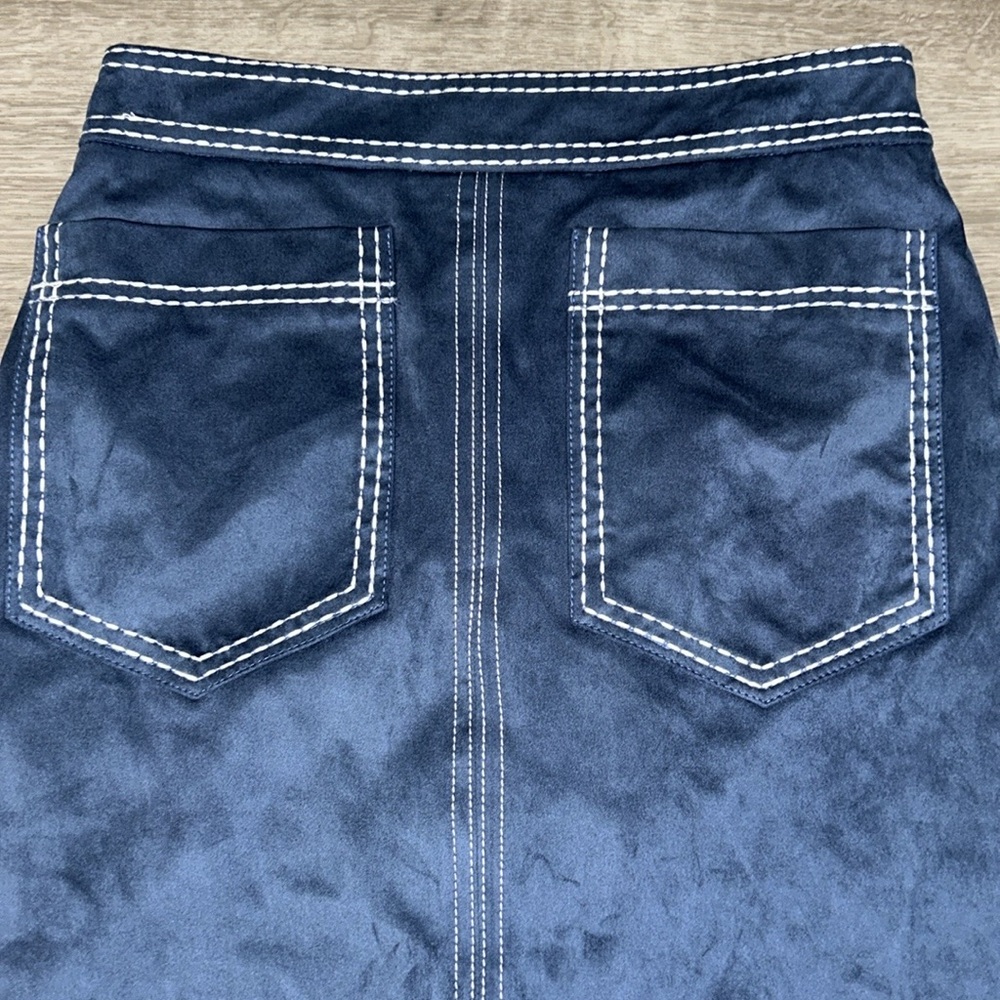 En Saison Robin Midi Skirt faux suede - Picture 11 of 12